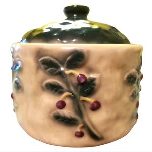 Vinta Sugar Bowl Big Sky Carver With Lid Stoneware